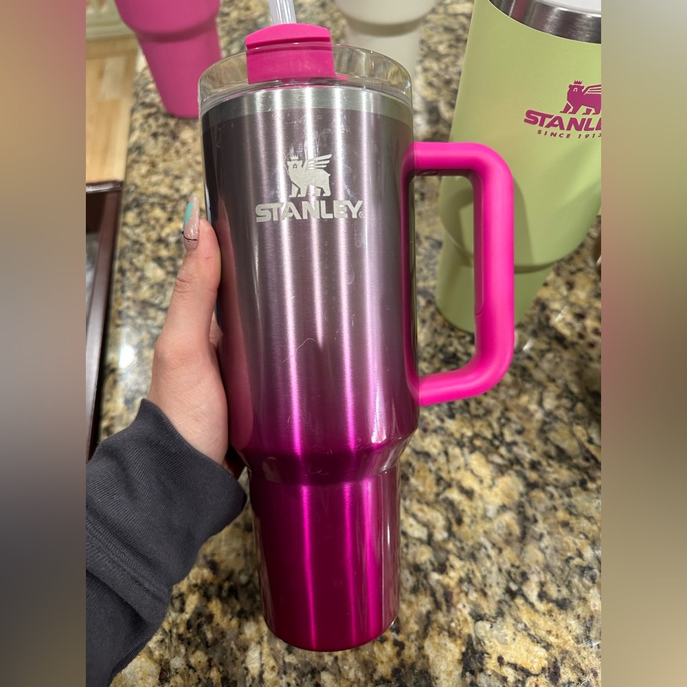 Stanley Cup in ombré pink